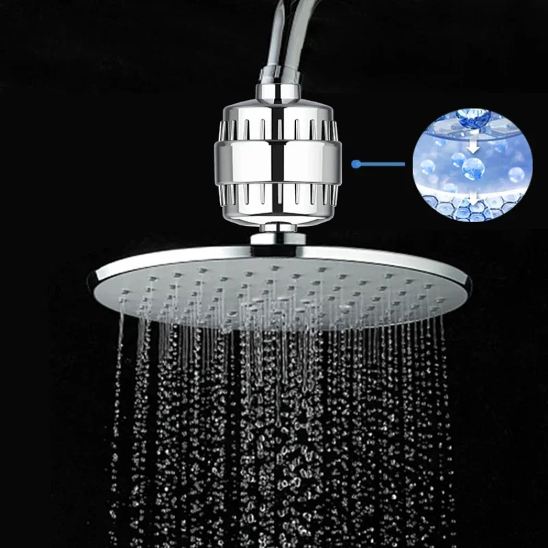 Water Filter 25 Stages Shower Water Filter Combination set to Remove Chlorine Fluoride Heavy Metals Filtered Soften Water For Shower Head