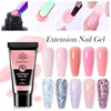 BORN PRETTY 30ml Acrylic Gel For Nail Extension Nude Clear White Color Quick Building Prolong Manicure Nail Art Hard Gel Varnish 4