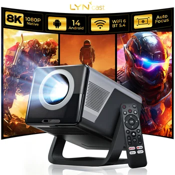 8K Support Android 14 Projector