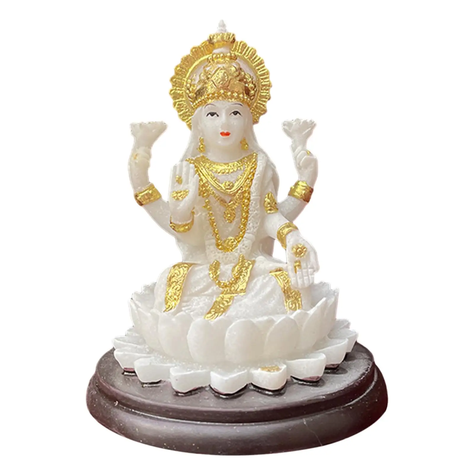 Hindu Goddess Lakshmi Statue Resin Decorative Collectible Lakshmi Figurine  for Shelf Office Table Living Room Home Decoration - AliExpress, image size:1600x1600