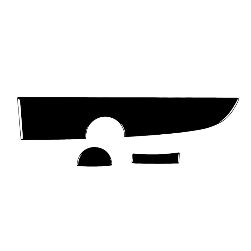 

Carbon Fiber Car Air Conditioning Adjustment Panel Frame Trim Stickers For 500