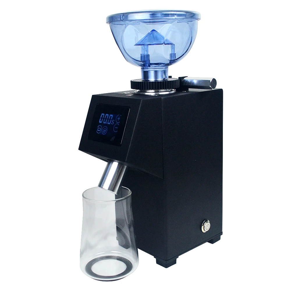 Electric Touch Screen Conical Burr Coffee Grinder Machine Professional Household Coffee Grinder Portable 1