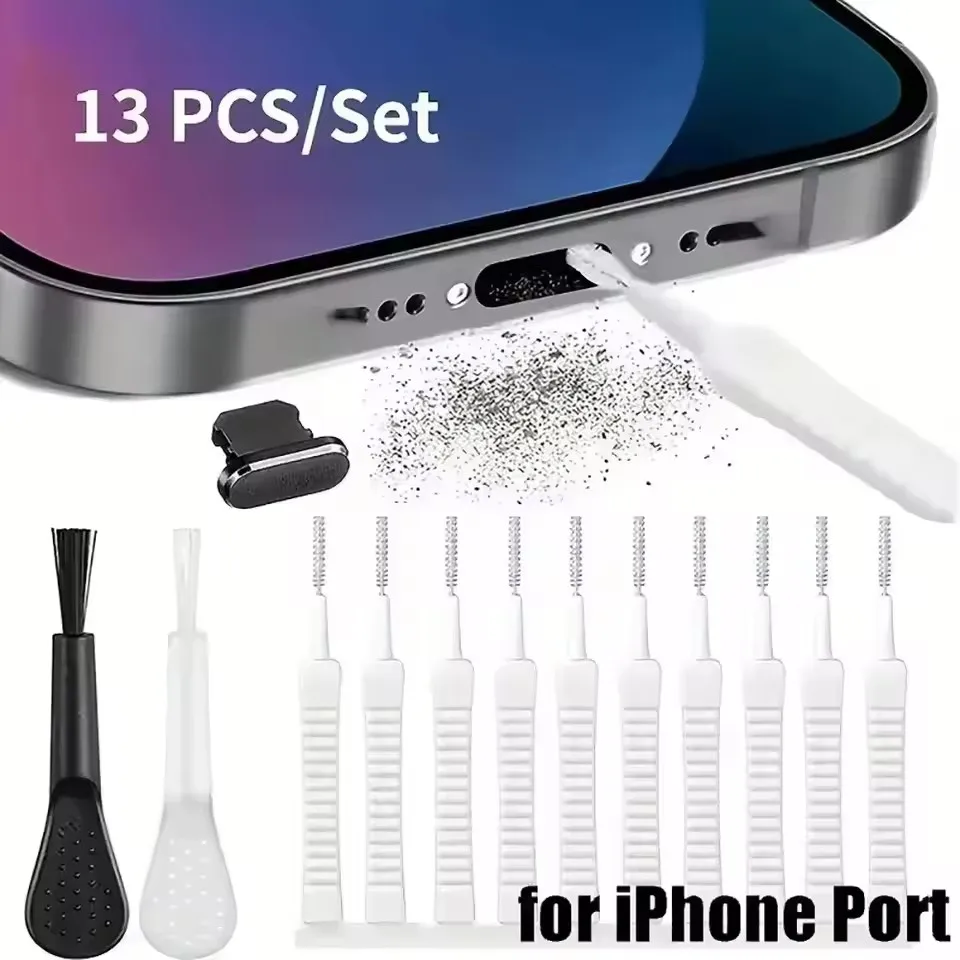 Mobile Phone Speaker Charging Port Cleaning Set Dust Plug for thumbnail 5