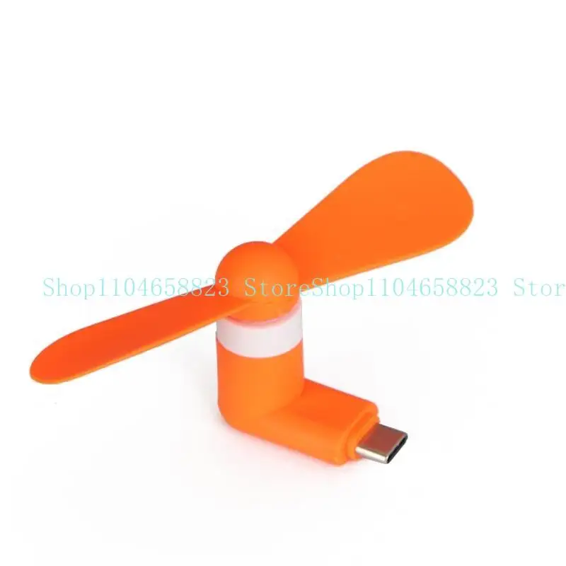 Type C Port Fan for Devices Universal Portable USB C Port Fan Summer Accessories Cellphone Mini Fan