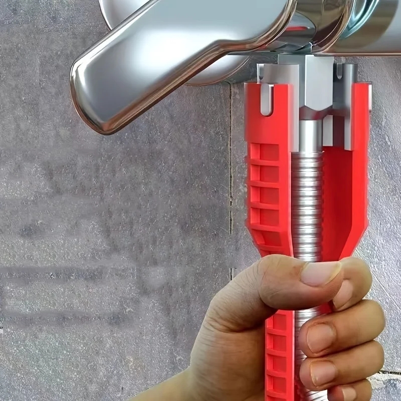8 In 1 Bathroom Tool Multifunctional Wrench Set