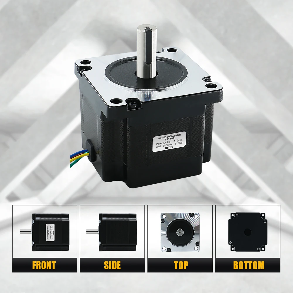 Nema34 Stepper Motor 86 Flange 86HS65 4A 3.2N.m 457ozin DC