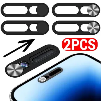 1-2 Pezzi Protezione Scorrevole per Fotocamera, Copriobiettivo per Telefono, Coperture Privacy per Webcam per iPhone 14 Pro/Pro Max/iPhone 15 16 Series e Tablet
