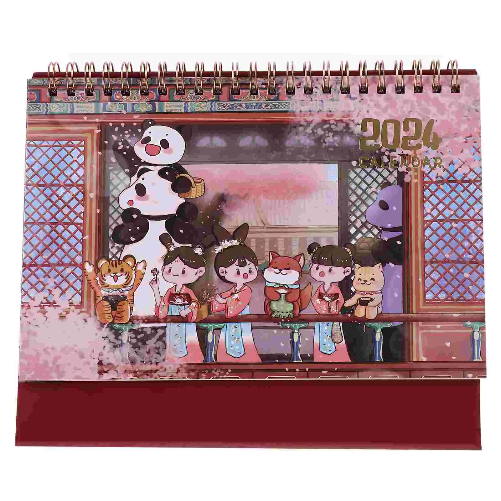 

Складной календарь, настольный декор, календарь, декоративный календарь, античный календарь, ежедневный график для дома, офиса, школы