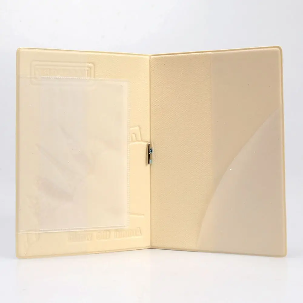 Cartoon Print PU Leather Passport Holder for Kids Adult Certificate Storage Bag Ticket Holder Card Case Travel Accessories