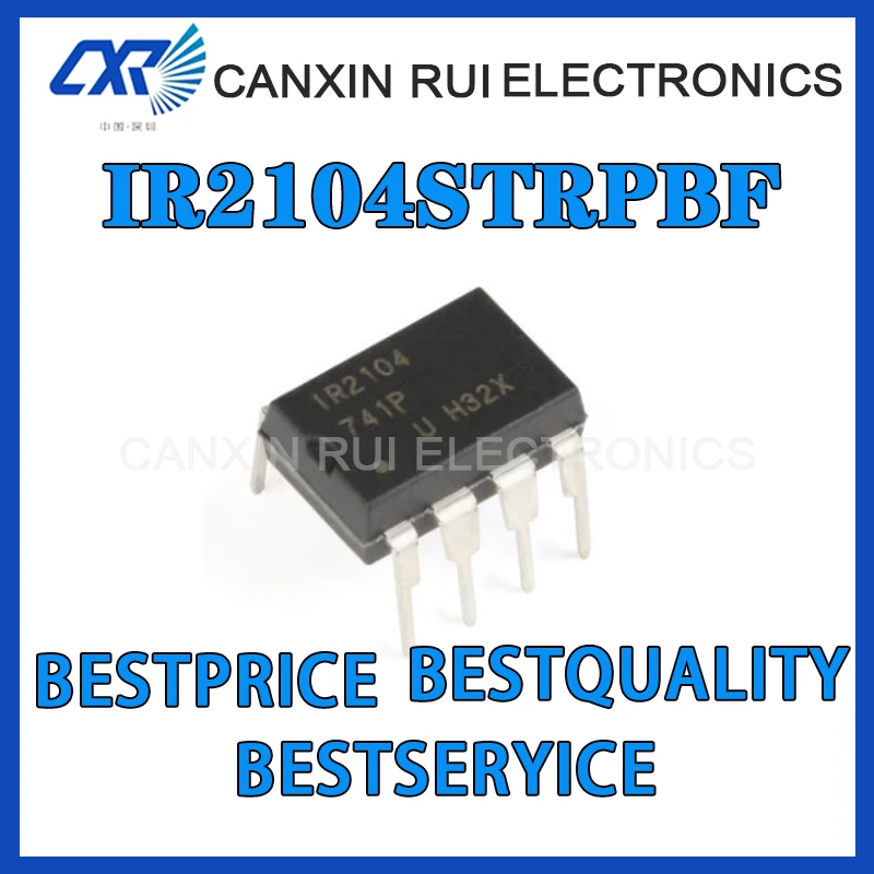 

100% new origina IR2104STRPBF IR2104S bridge driver IC chip, Package Sop-8