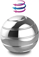 Desk Stress Relief Toys Rotating Spherical Gyroscope Adult Office Kid Classroom Fidget Toy Optical Illusion Flowing Toy For 2