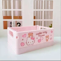 1PC Kt Cat พับได้ลิปสติกเครื่องสําอางค์ Sundries กล่องเก็บกล่องห้องน้ําน่ารัก 1