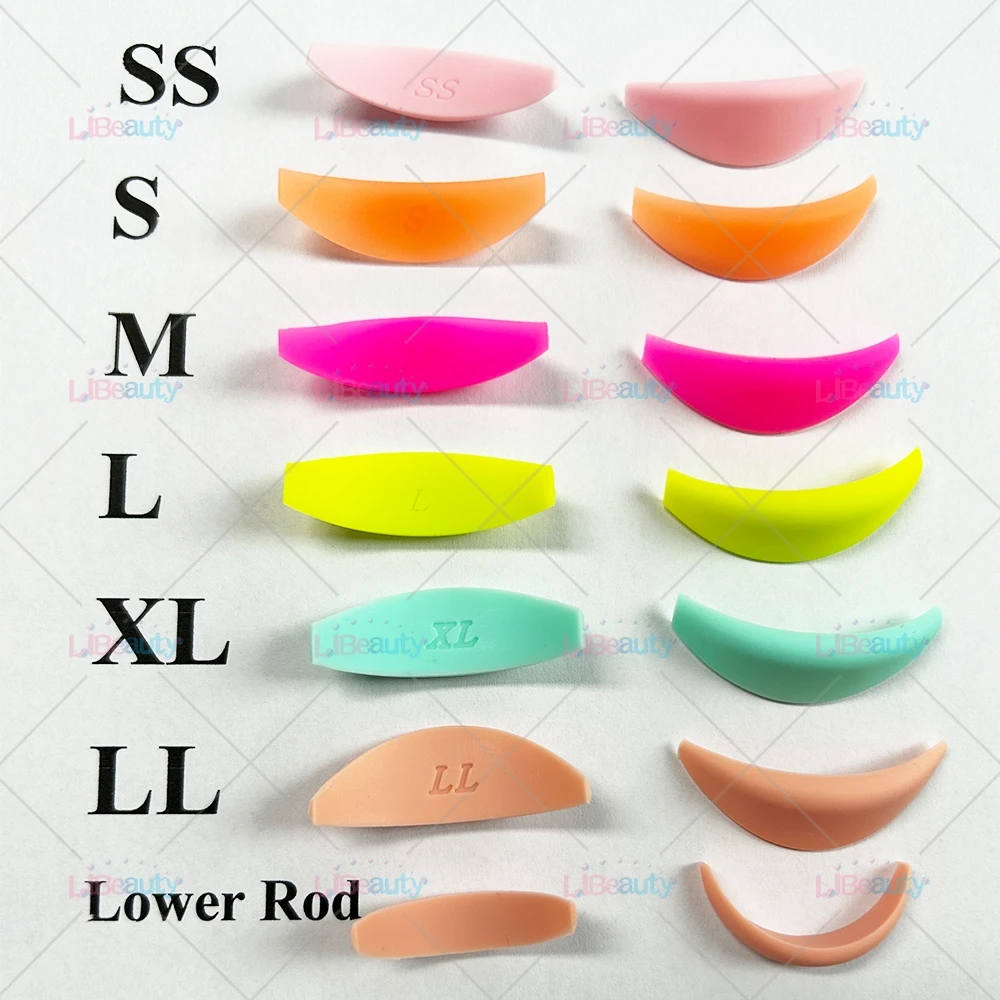 Description Picture 3 of itemLibeauty 7 Pairs Silicone Eyelash Perm Rod Lash Lift Shield Eyelash Curler Accessories Lifting Eeyelash Curling Iron Makeup Toos