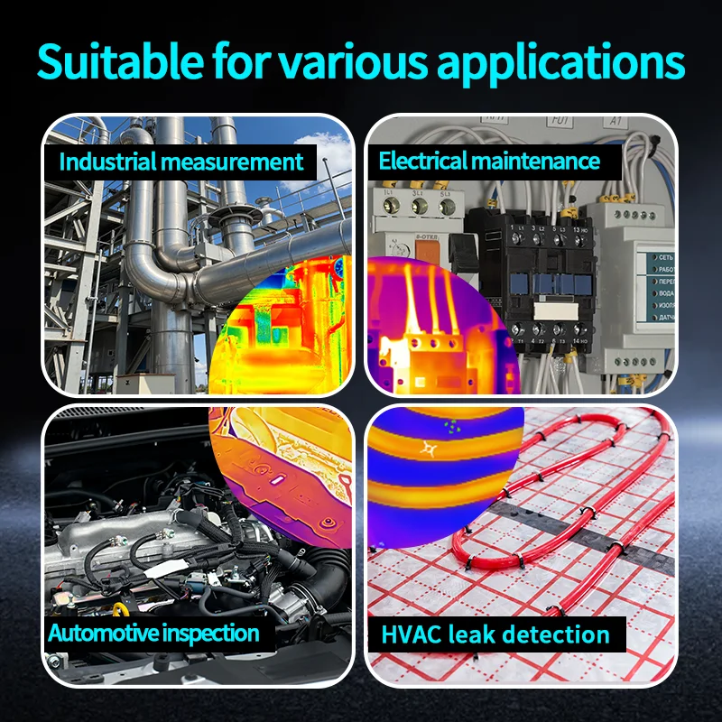 ZOYI 휴대용 열화상 카메라 240x240 온도계 PCB 수리 자동차 배관 감지 전력 검사 도구 R0
