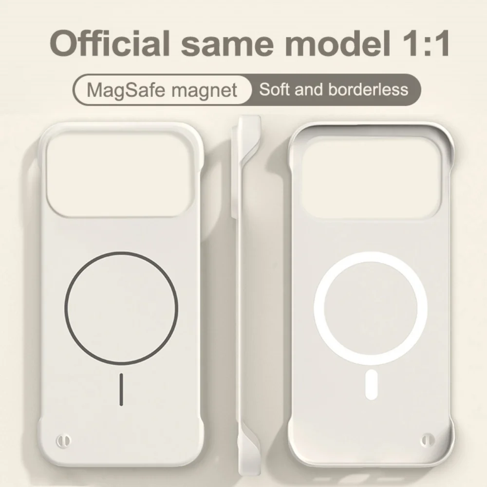 Ultrathin Frameless Magnetic Phone Case with Magsafe Compatibility