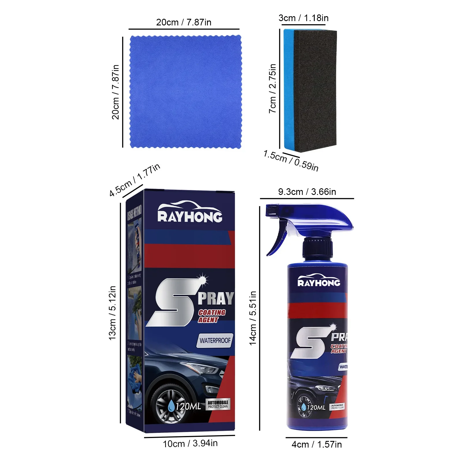 Ceramic Car Coating Spray Waterless Quick Wash