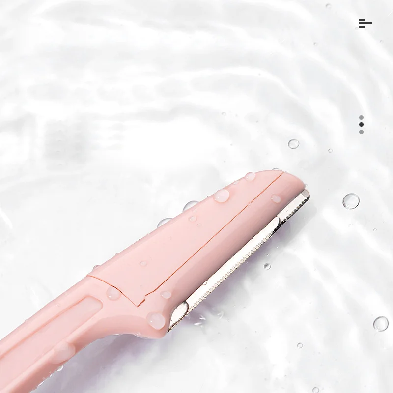 Portable Eyebrow Trimmer Safe Eyebrow Shaper Foldable Trimmer Razor Blade Razor Women Makeup Tools 3PCS