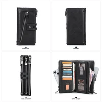 CONTACT'S Women Long Clutch Wallets RIFD Blocking Genuine Leather Wallet Fashion Coin Purse for Ladies Card Holder Money Bag - Image 3