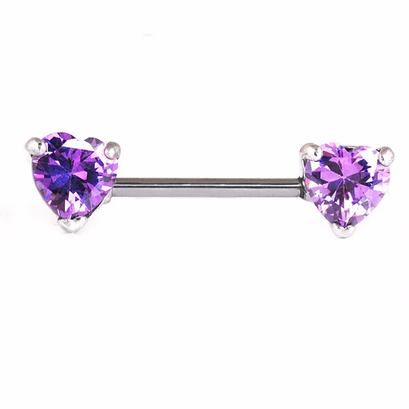 Piercing Heart Quality Nipple Rings Heart Shaped Nipple Rings Non