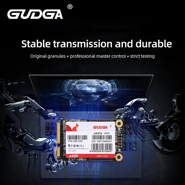 GUDGA msata ssd hdd ssd hard disk 16gb 32gb 64gb 30x50mm sata 3 Internal Solid State hard Drive disco duro ssd for hp laptop 5