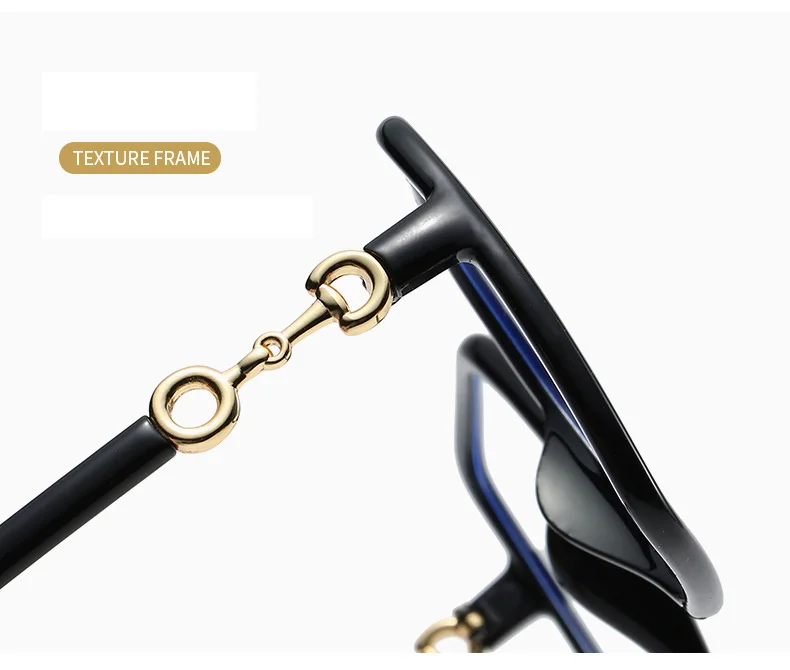 Schutzbrille, Übergröße, blaues Licht blockierende Brille, Brillenglas, Computerbrille für Damen, Unisex, lindert Brillen – Detail 9