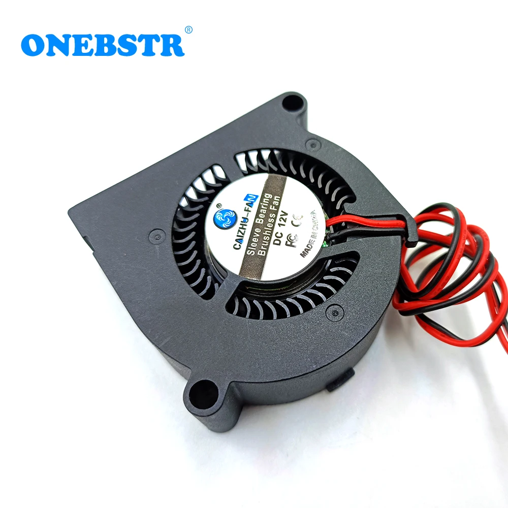 Brushless Cooling Turbo Fan Sleeve Bearing Acessórios para Projetores Turbina Blower Large Air Outlet dc 5v 12v 24v 5020 - Imagem 4