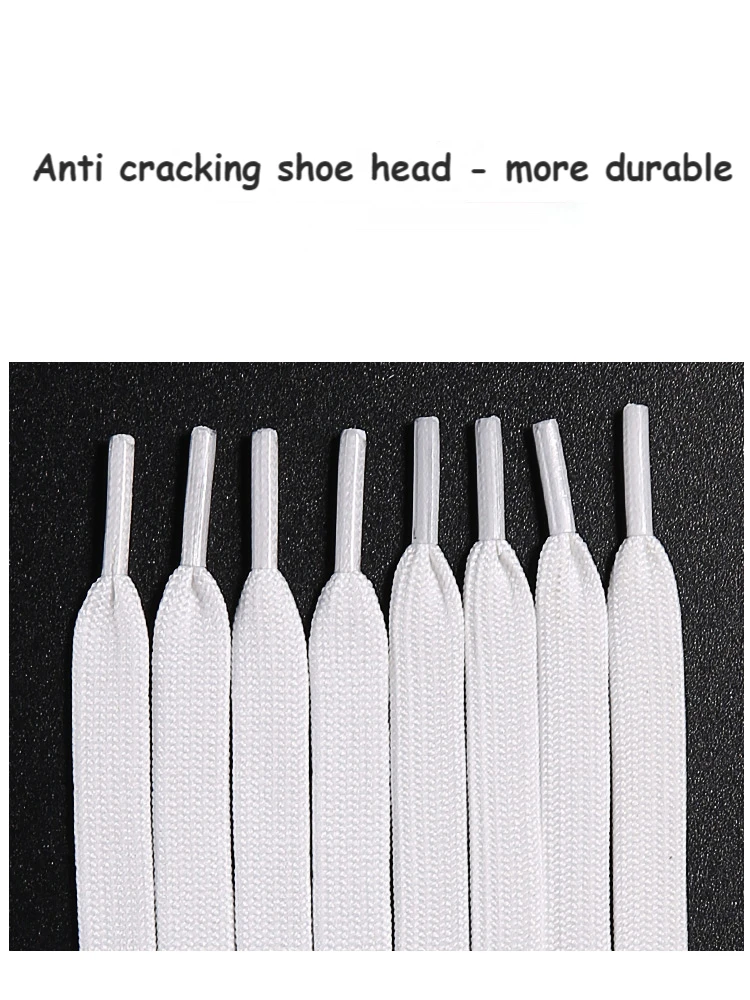 Classic Shoelace White Black Flat Shoelaces High-quality Shoe laces for Sneakers laces Shoe Strings 70/90/100/120/140/160 1 pair shoe laces shoelaces without ties shoe accessories