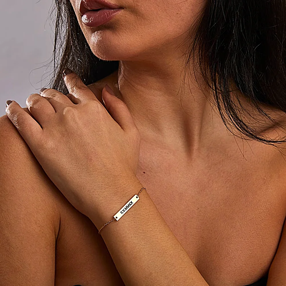 Рисунок 2 - Браслет с гравировкой имени для женщин и мужчин