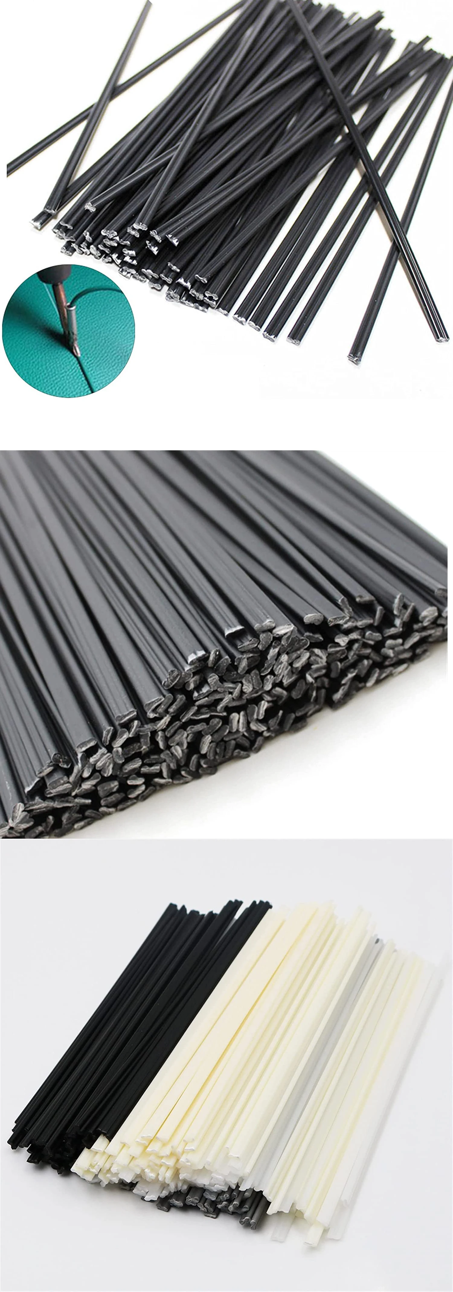 20/50/100Pcs Plastic Welding Rods Set 20cm PP/PE/PVC/ABS Polypropylene Welding Sticks Car Bumper Repair Tools For Plastic Welder
