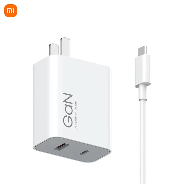 CARREGADOR XIAOMI USB/USB-C SAIDA DUPLA - CARREGADOR XIAOMI USB