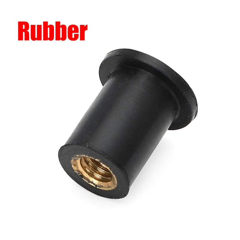 Kit Bulloni Carenatura In Gomma E Metallo Per Moto – Per YZF R1, R6, R125, FZR400, XJ600, Sostituto 90179-05523, 90150-05024, Set Da 6