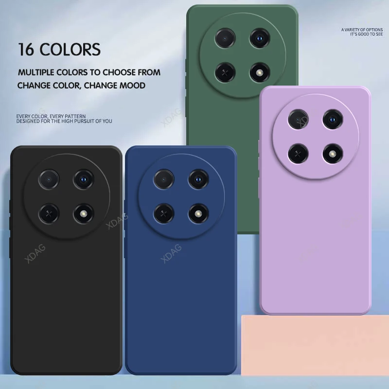 Candy Color Soft Silicone Case Cover with Internal Flocking Bumper