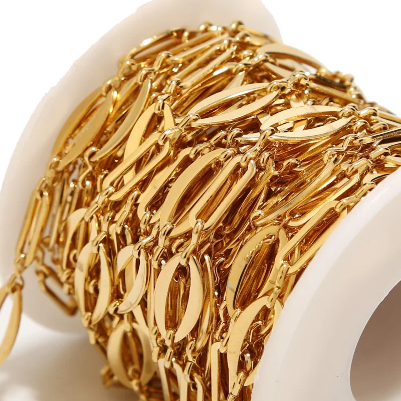 Stainless Steel Chains Jewelry Making Paperclip Chain Jewelry Making