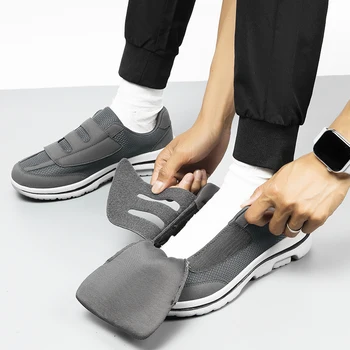 Wide Toe Sneakers For Fat Foot Diabetic Shoes For Elderly Hallux Valgus Bunion Orthopedics Swollen Feet Thumb Eversion Footwear 1