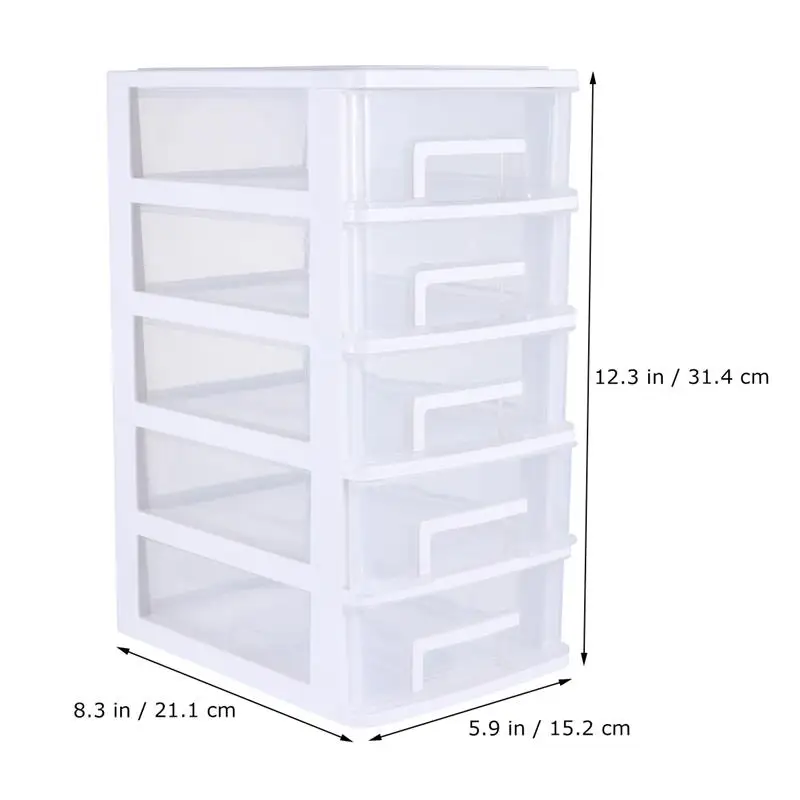 5/4/3/ Storage Plastic Drawer Type Closet Portable Dustproof Storage Case Tiered Sundries Holder Storage Cabinet Fabric Storage Drawer
