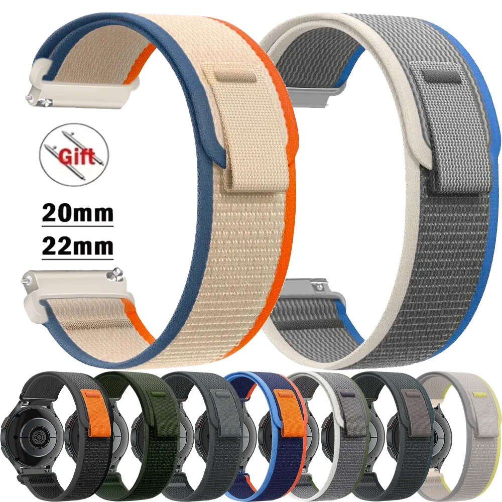 Trail Nylon Breathable Wristband, 20mm/22mm