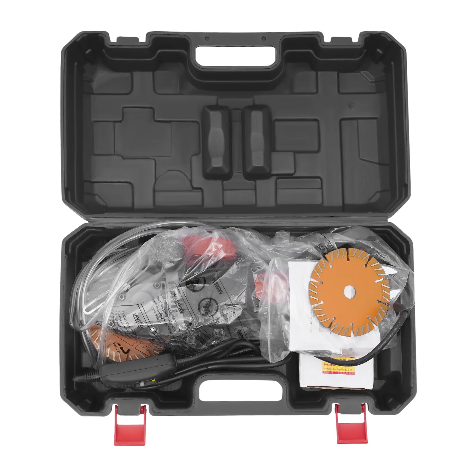 4800 W Wandschlitzmaschine aus Beton, 6200 U/min, elektrische Schlitzmaschine mit 133 mm Diamantklingen zum Schneiden von Wand und Fliesen – Detail 3