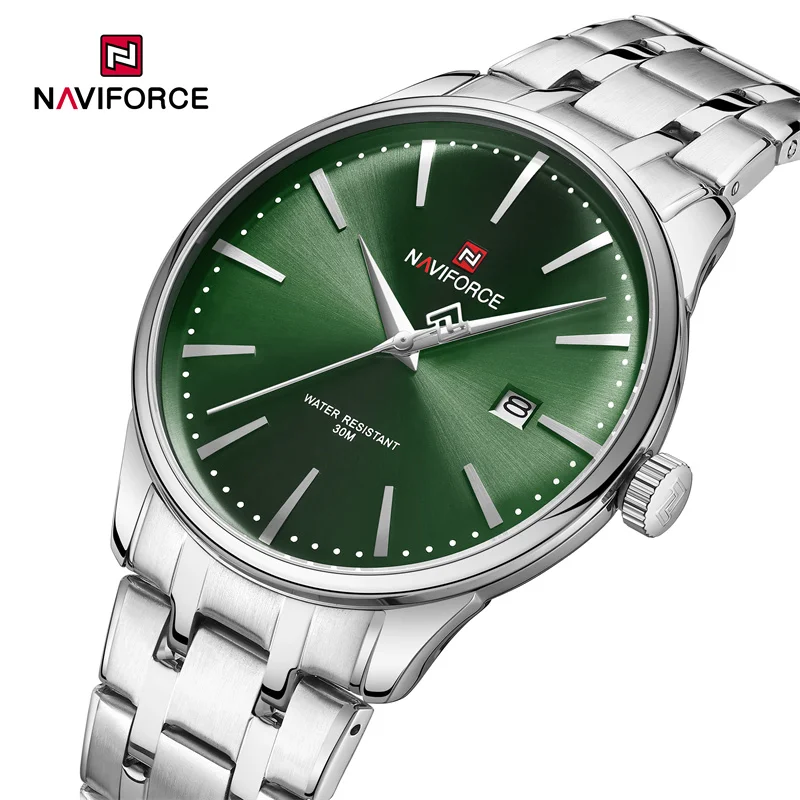 NAVIFORCE Men's Luxury Watch Business Waterproof Male Clock