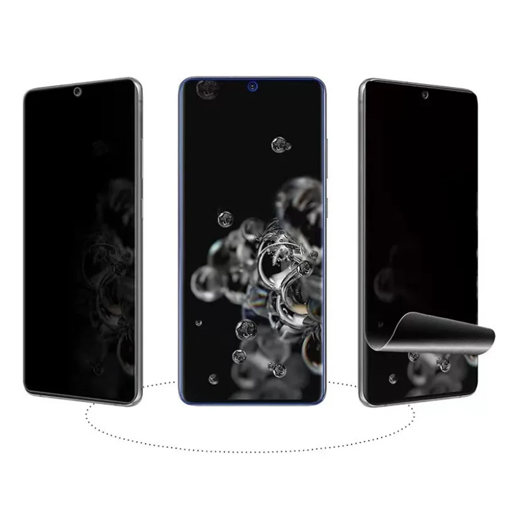 Triple Pack Anti-Spy Privacy Hydrogel Screen Protector with Invisible Shielding