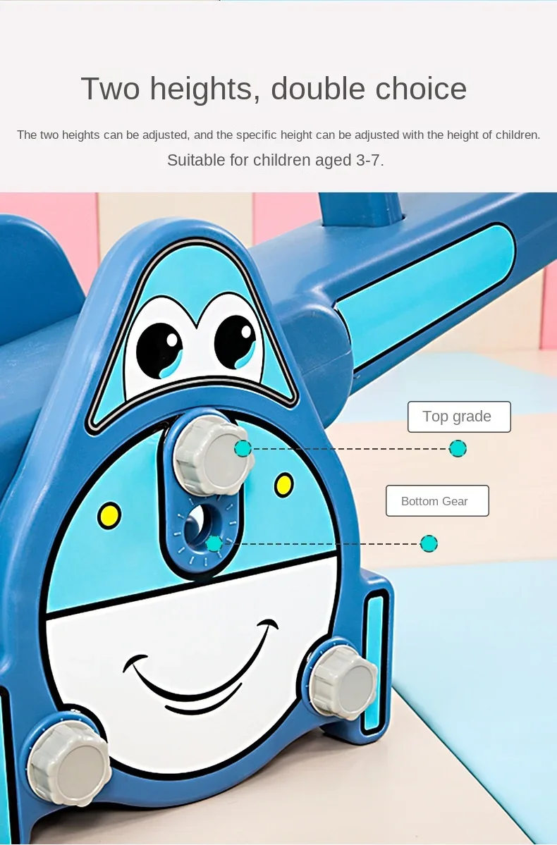 Children Double Rocker Seesaw Indoor Outdoor Toys Plane Seesaw