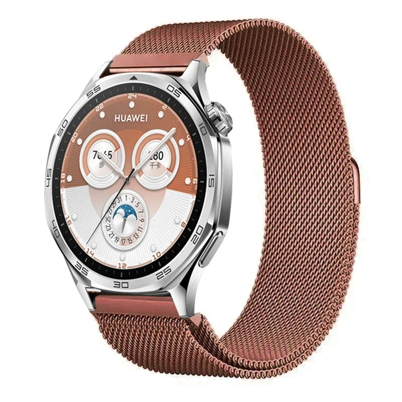 Sleek Milanese Magnetic Watch Band, 20mm/22mm, Stainless Steel Mesh Strap