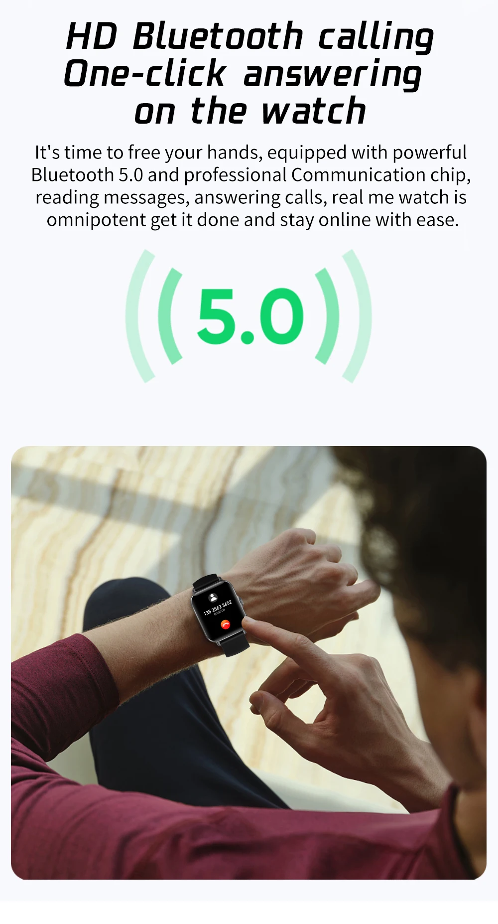 2022 NEW Smart Watch Men Bluetooth Call Full Touch Sports Waterproof ip67 Heart Rate Bracelet Smartwatch Women For Xiaomi Huawei