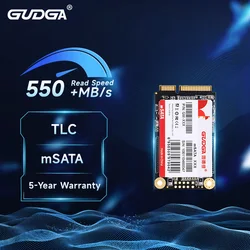 GUDGA mSATA SSD 64GB 128GB 256GB 512GB mSATA SSD 1TB 2TB HDD For Desktop 3x5cm Internal Solid State Hard Drive For HP Laptop