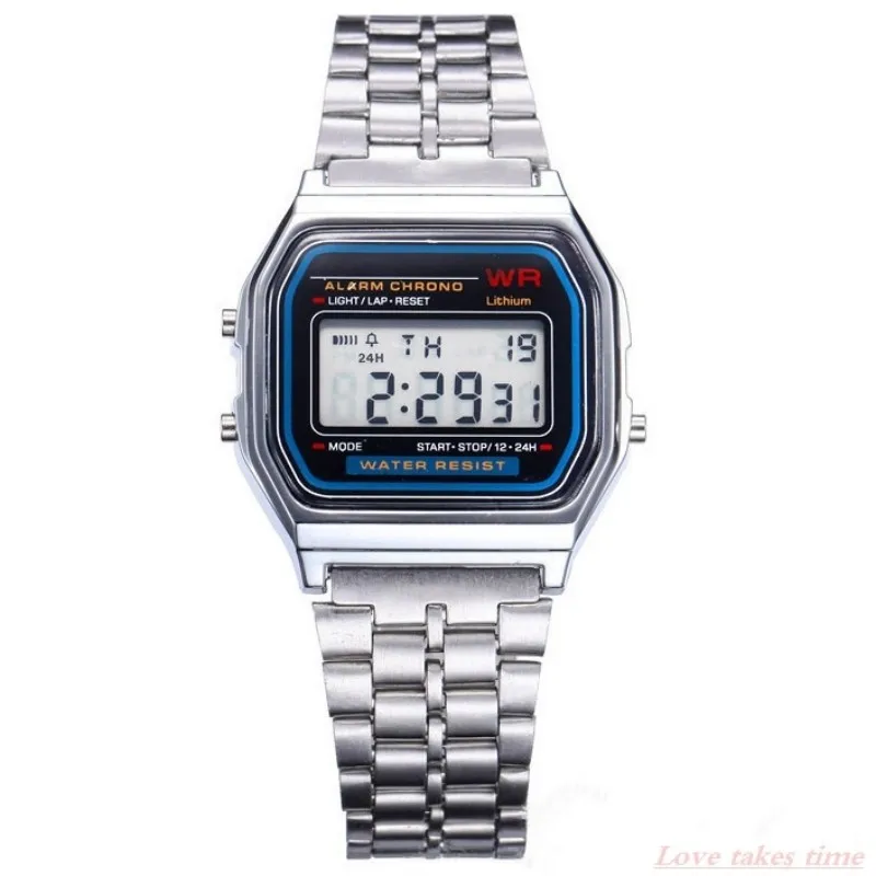 LED Digital Watch Digital LED Watch For Men Multifunction Alarm Electronic Clock Waterproof Simple Men Women Stopwatch