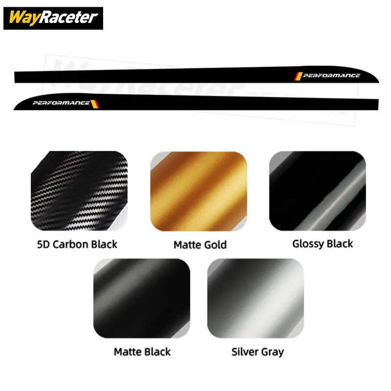 59 M-Colored Stripe Custom Exterior Decor Sticker For BMW Body