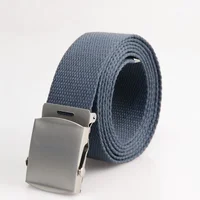 New Men's Canvas Belt Outdoor Wear-resistant Breathable Alloy Buckle Unisex Belt Youth Camouflage Sports waistband 4