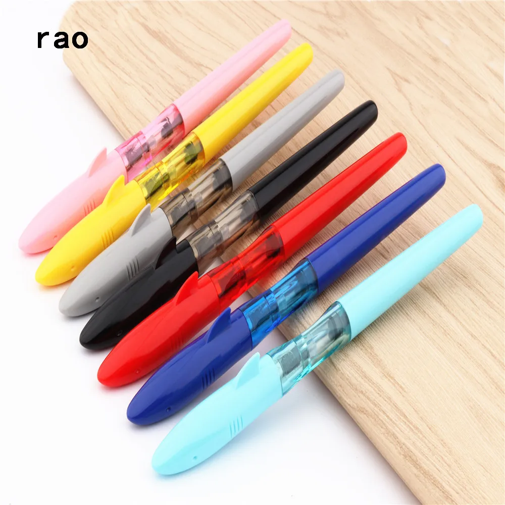 JINHAO 993 All Colour small Shark Fine Nib Fountain Pen School Office Student Pens