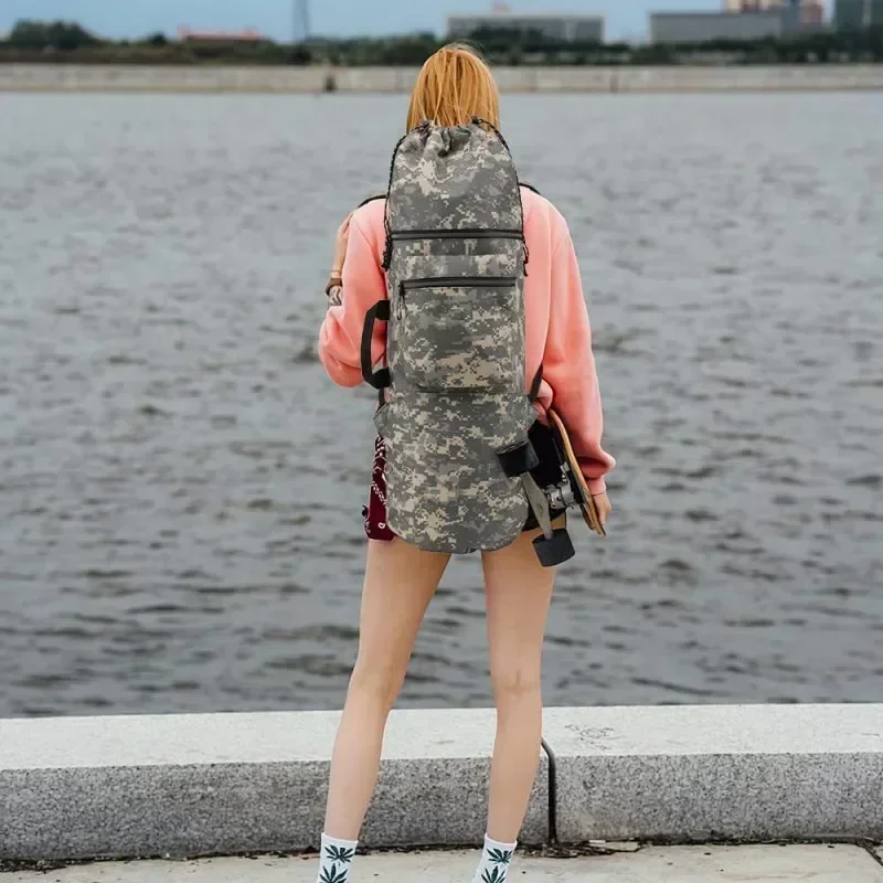 Big Freediving Long Fins Backpack Waterproof Lightweight Diving Equipment Storage Bag Outdoor Skateboard Yoga Long Flippers Bag waterproof dry bag