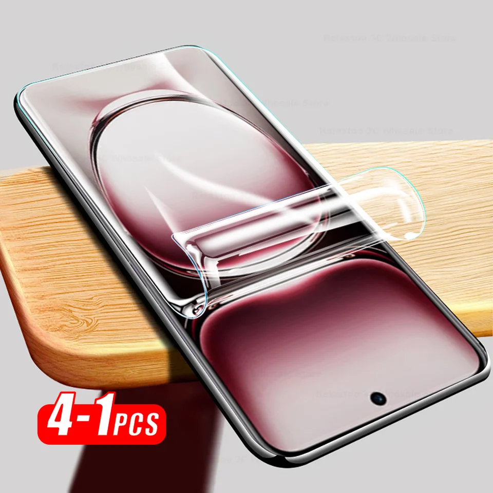 2 Films Protection Écran Hydrogel Transparent Pour Oppo Reno 12 PRO 5G – Ultra Clair Et Antichoc