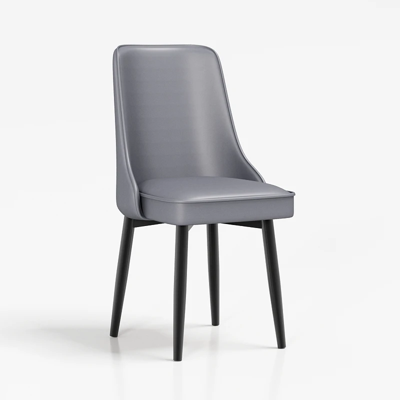 

Elegant Luxury Dining Chairs Furnitur Modern Simple Diningroom Kitchen Bedroom Chair Leather Sedia Da Scrivania Nordic Furniture